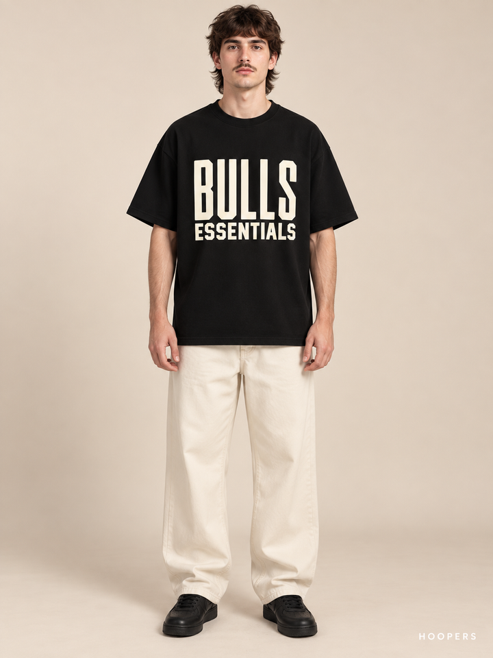 חולצת FOG X BULLS שחורה – חזית