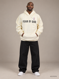 קפוצ’ון FEAR OF GOD – גוון שמנת פרימיום | HOOPERS