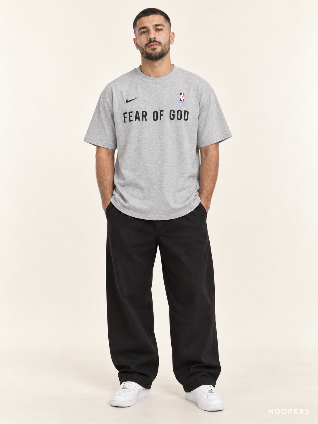 חולצת FOG אפורה – חזית