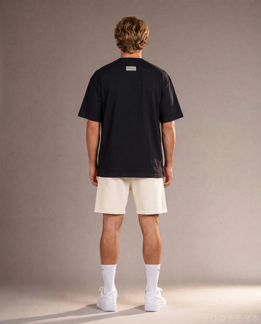 HOOPERS FEAR OF GOD חולצה שחורה - גב