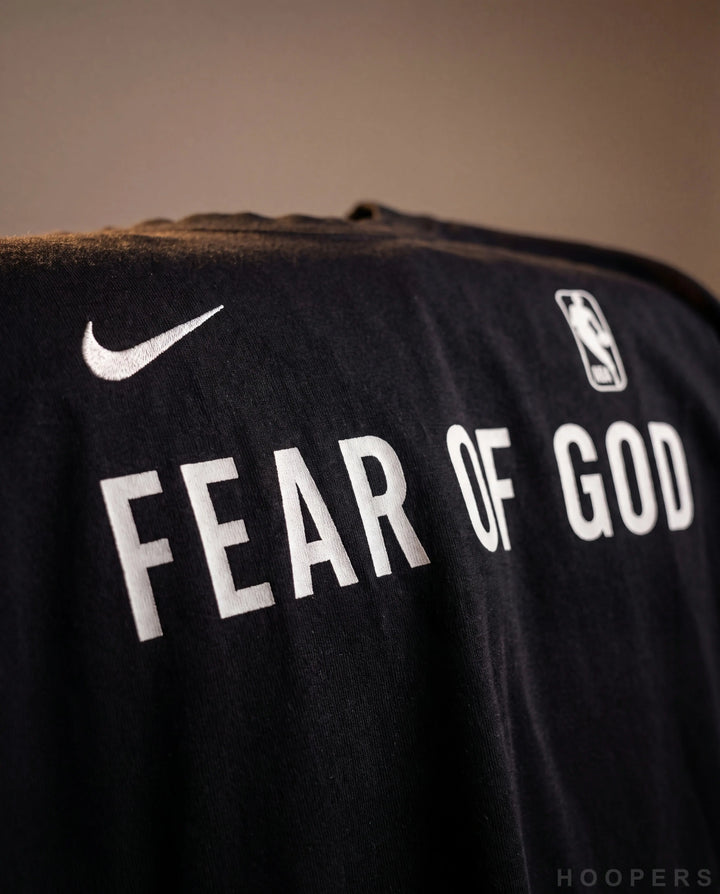 HOOPERS FEAR OF GOD חולצה שחורה - מאקרו