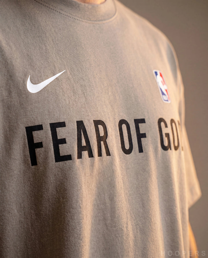 HOOPERS FEAR OF GOD חולצה חומה - מאקרו