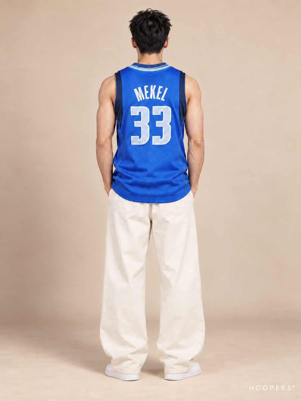 גופיית NBA גל מקל דאלאס כחול 33 – גב