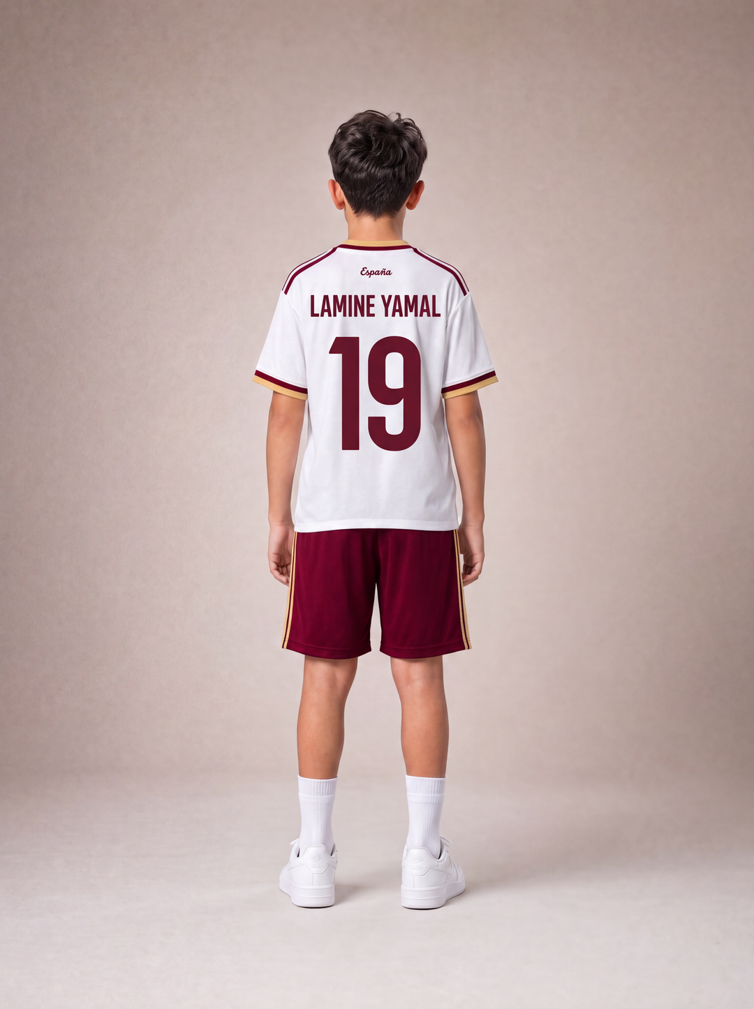 גב החליפה עם הדפסת LAMINE YAMAL 19