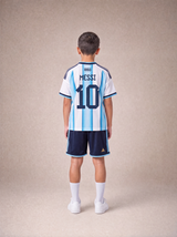 חליפת כדורגל מסי ארגנטינה בית – MESSI 10 - ילדים (תכלת/לבן)