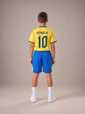 חליפת כדורגל ניימאר ברזיל בית – NEYMAR JR 10 - ילדים (צהוב) | HOOPERS