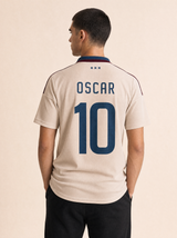 חולצת כדורגל אוסקר גלוך אייאקס חוץ – OSCAR 10 (שמנת)