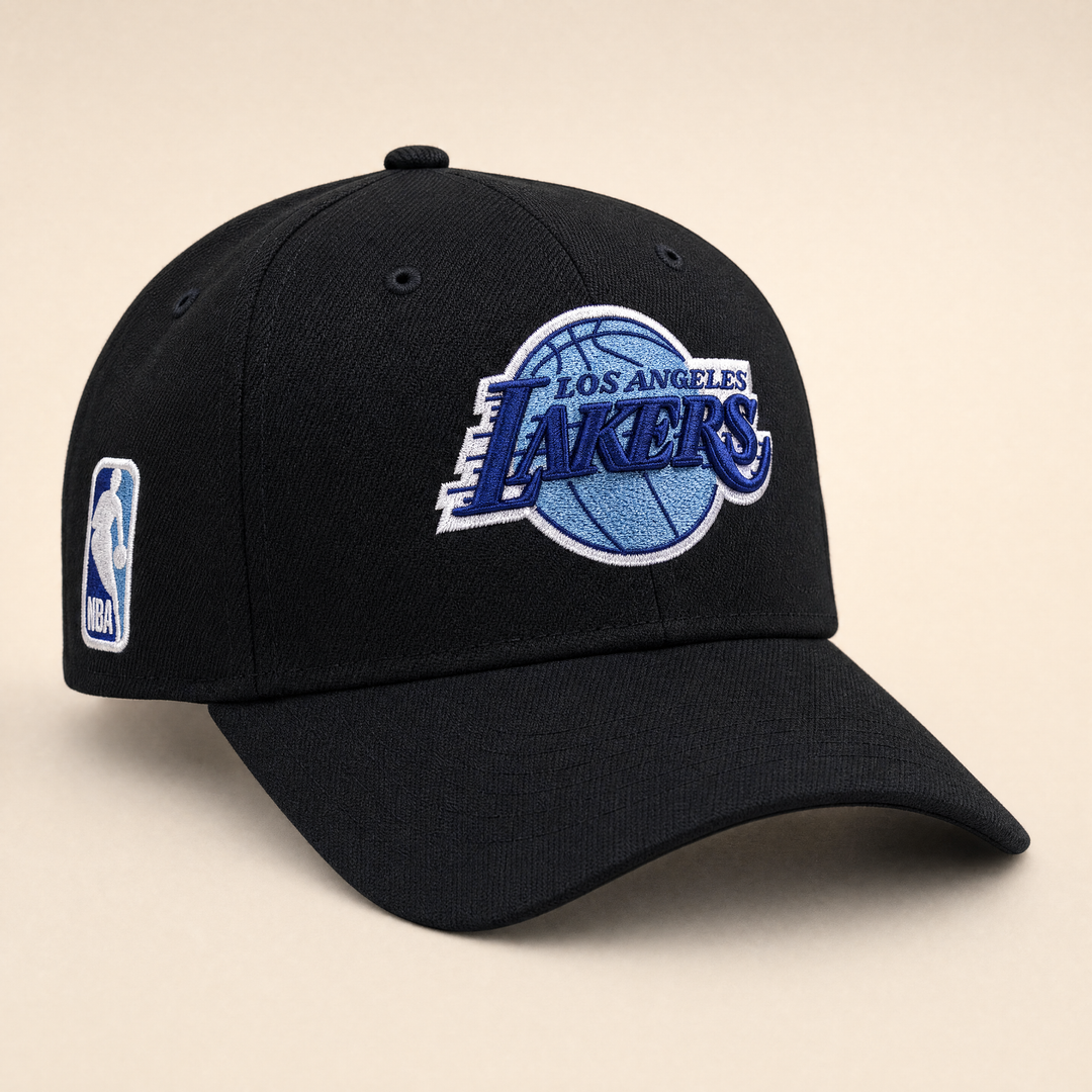 כובע מצחייה לוס אנג'לס לייקרס שחור - חזית