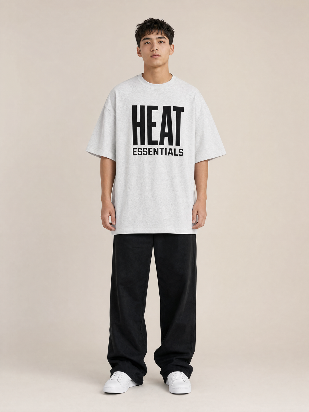 חולצת FOG מיאמי היט אפורה HEAT ESSENTIALS – חזית