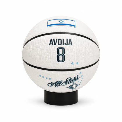 כדורסל מקורי דני אבדיה אולסטאר 2026 – WORLD EDITION לבן | HOOPERS