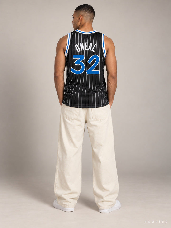 גופיית NBA שאקיל אוניל אורלנדו מג'יק – שחור רטרו 1994/95 — מבט אחורי