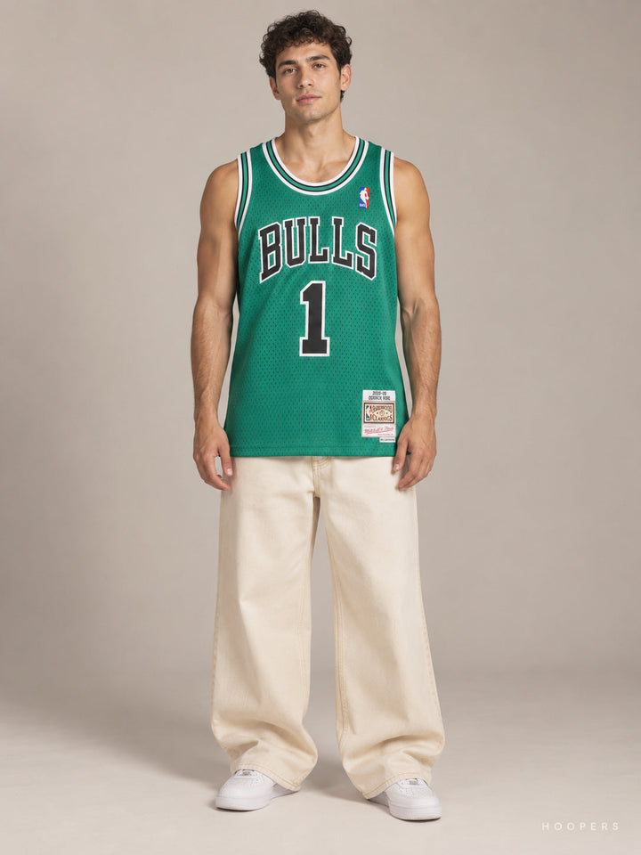 גופיית NBA דריק רוז שיקגו בולס – רטרו 2008/09 — מבט קדמי
