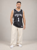 גופיית NBA ויקטור וומבניאמה סן אנטוניו ספרס – שחור | HOOPERS