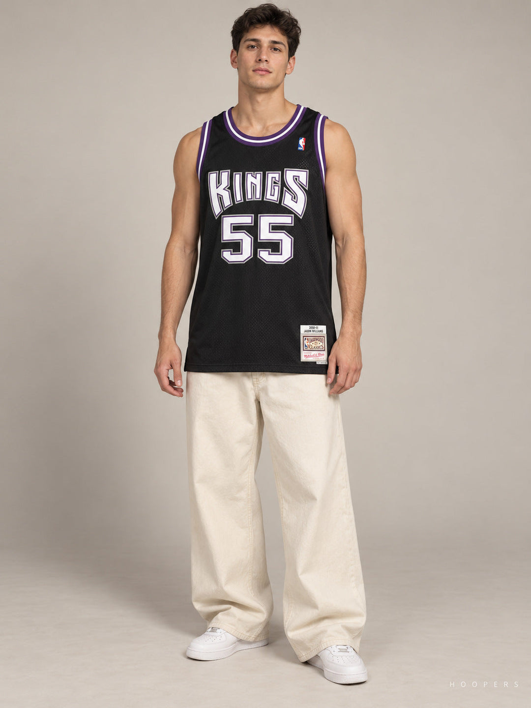 גופיית NBA ג'ייסון וויליאמס סקרמנטו קינגס – רטרו 2000/01 — מבט קדמי