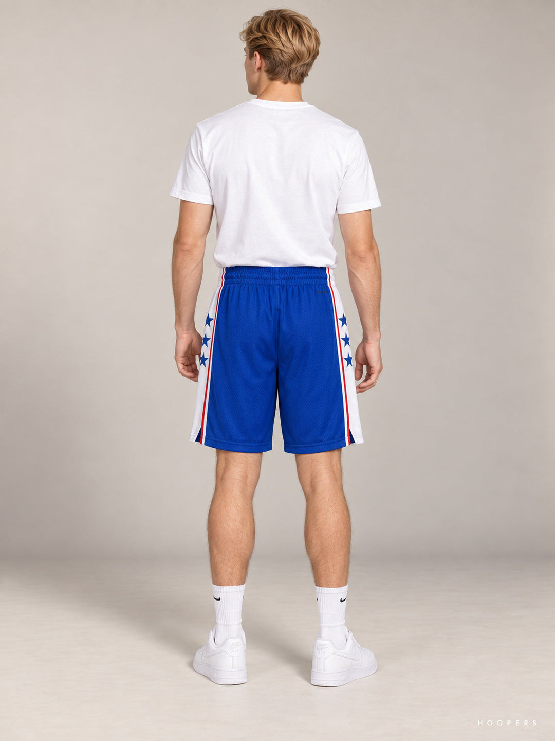 מכנסי NBA פילדלפיה 76ers – כחול — מבט אחורי