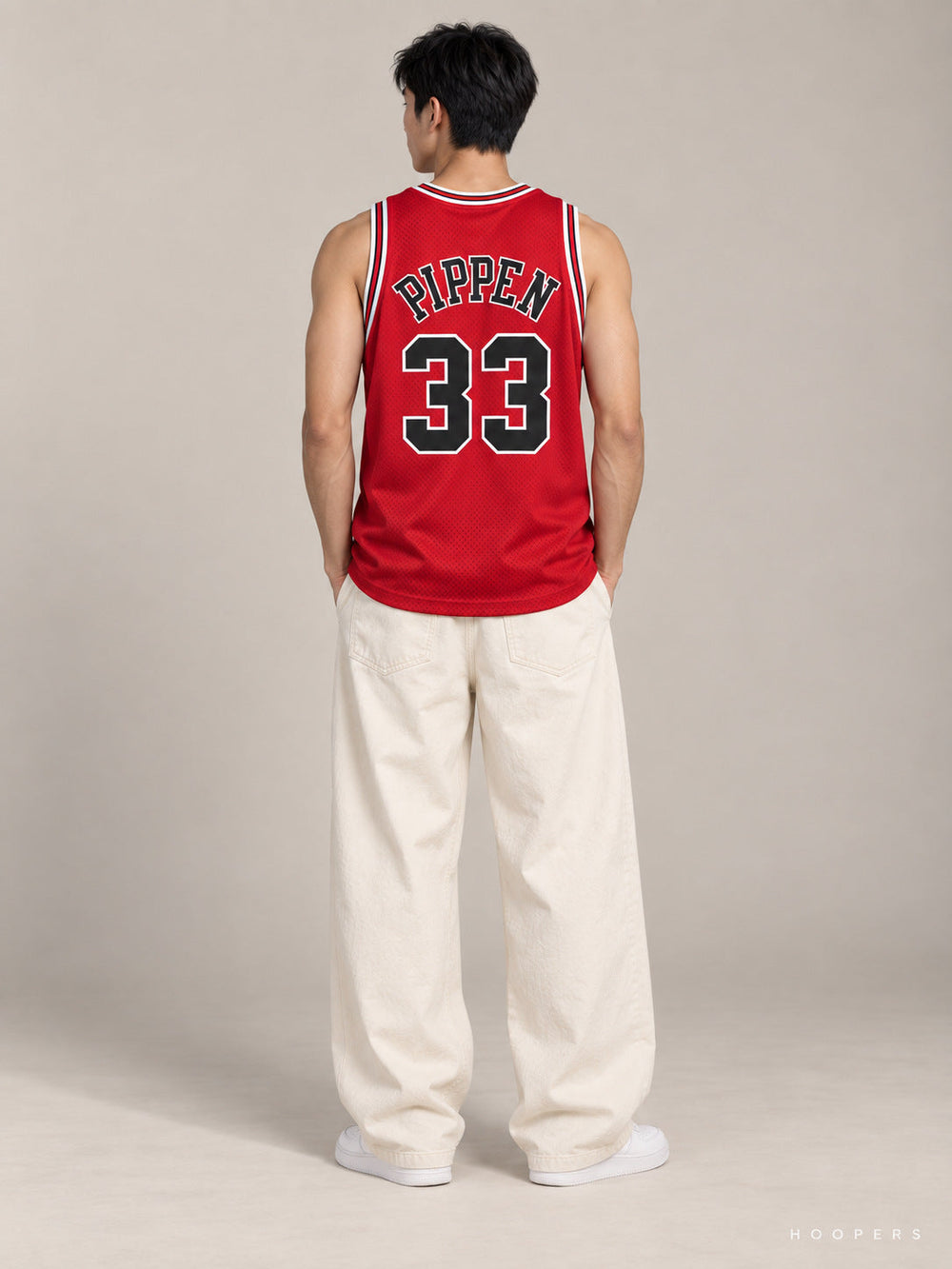 גופיית NBA סקוטי פיפן שיקגו בולס – אדום רטרו 1997/98 — מבט אחורי