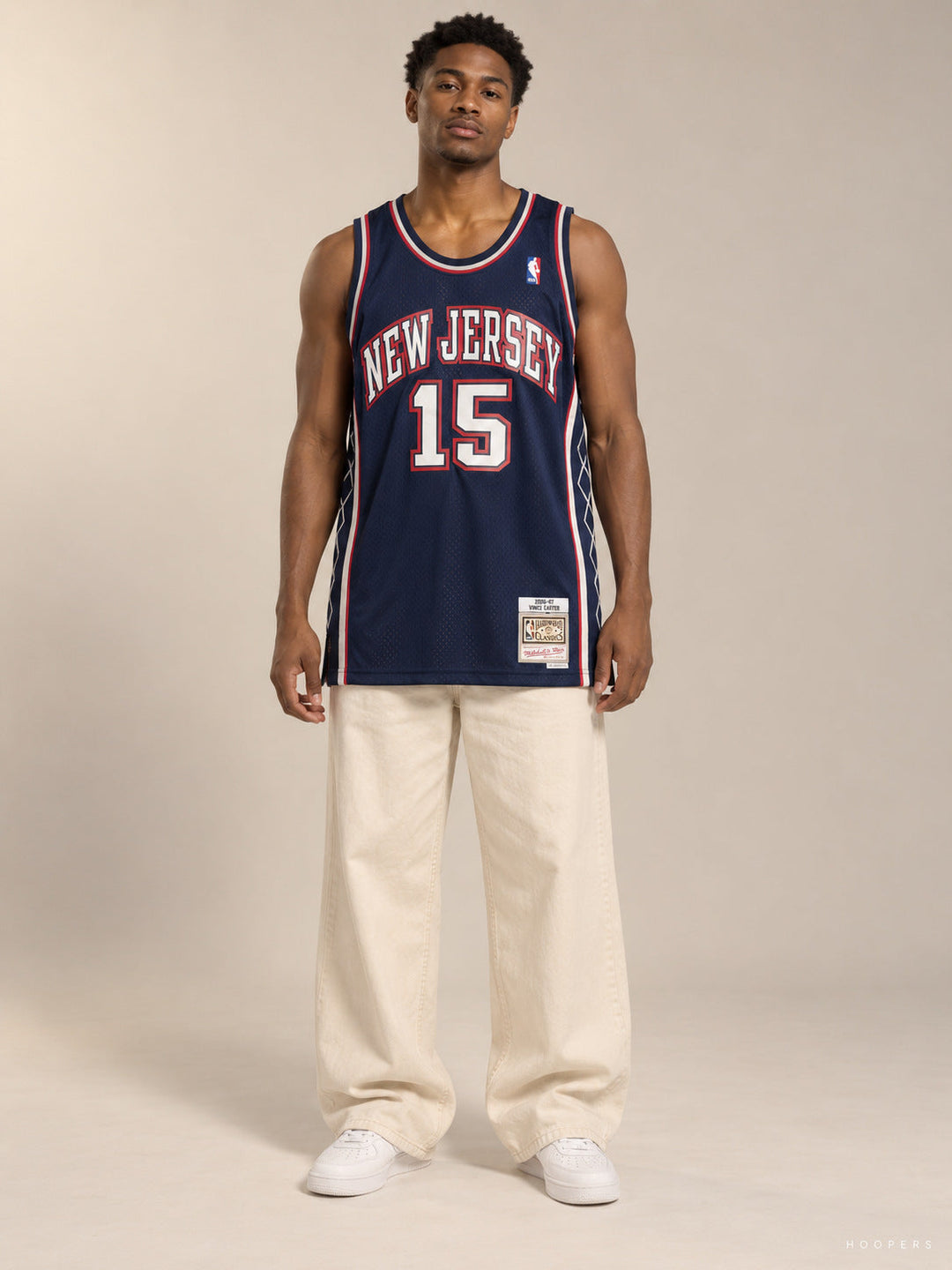 גופיית NBA וינס קרטר ניו ג'רזי נטס – רטרו 2006/07 — מבט קדמי