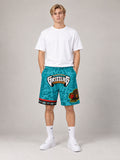 מכנסי JUST DON VANCOUVER GRIZZLIES – מהדורת טורקיז פרימיום | HOOPERS