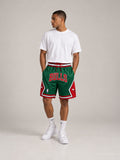 מכנסי NBA – Chicago Bulls (שיקגו בולס) ירוק אדום | HOOPERS
