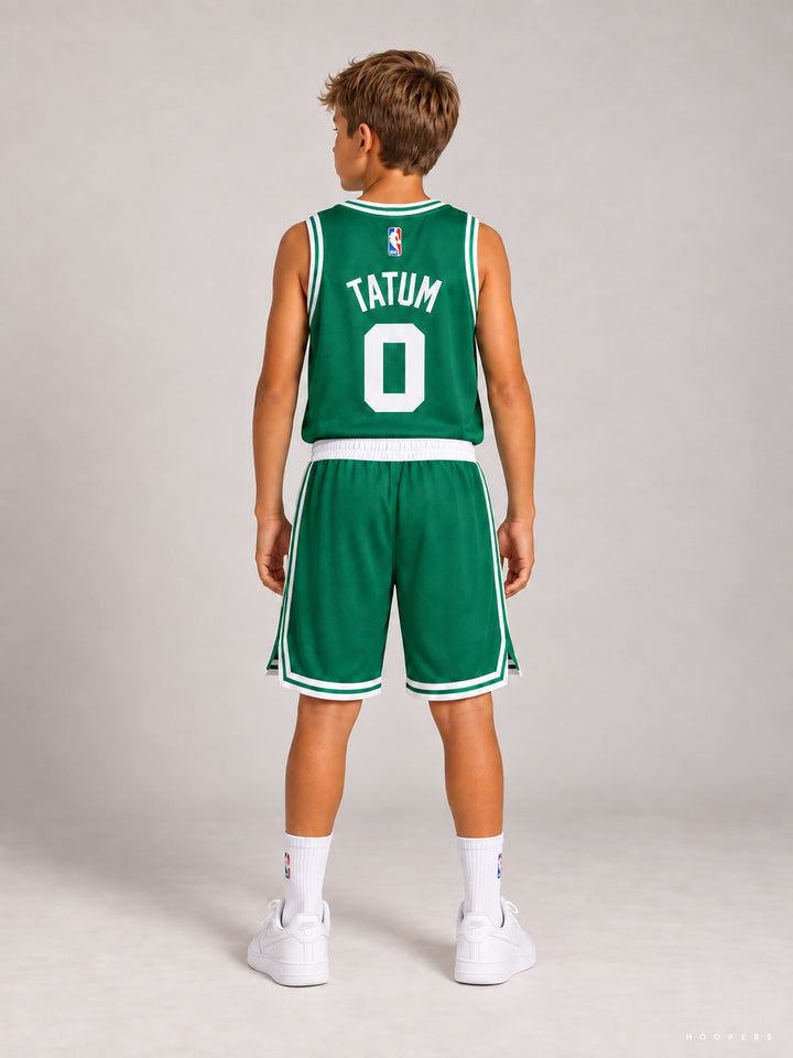 מכנסי NBA לילדים בוסטון סלטיקס – ירוק — מבט אחורי