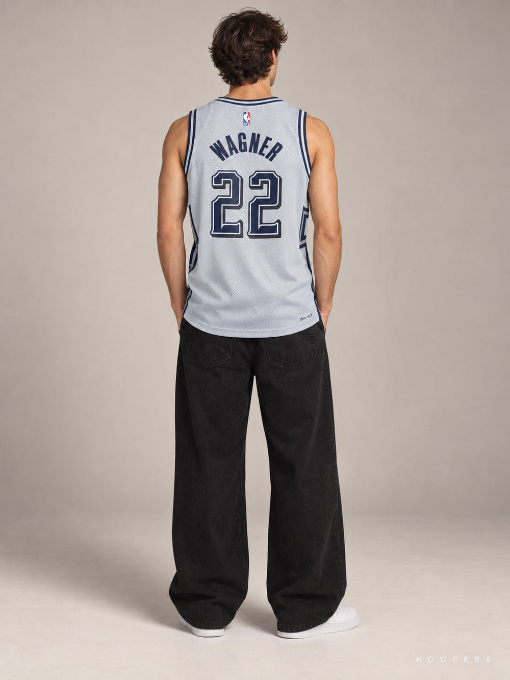 גופיית NBA פרנץ וואגנר אורלנדו מג'יק – אפור City Edition 24/25 — מבט אחורי
