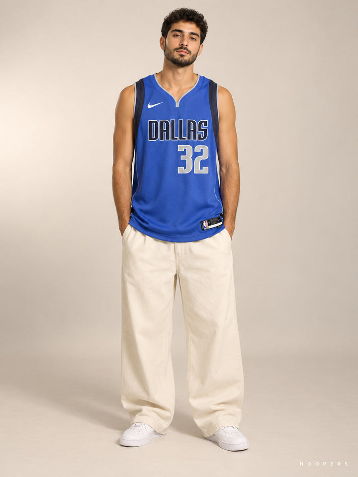 גופיית NBA קופר פלאג דאלאס מאבריקס – כחול Icon Edition 2025 — מבט קדמי