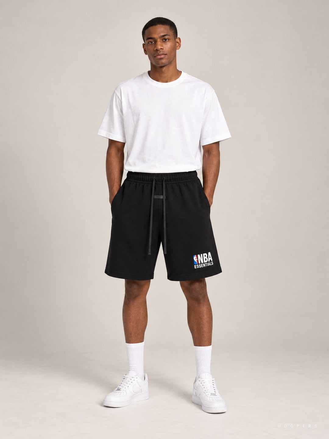 מכנס NBA Essentials – שחור קלאסי Edition — מבט קדמי