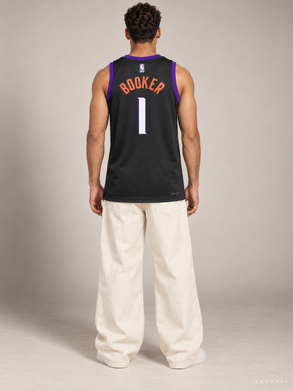 גופיית NBA דווין בוקר פיניקס סאנס – Black City Edition 2025/26 — מבט אחורי