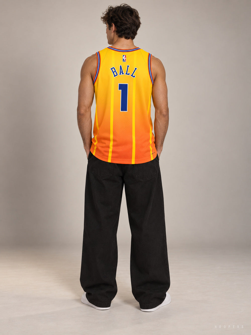 גופיית NBA למלו בול שארלוט הורנטס – Orange City Edition 2025/26 — מבט אחורי