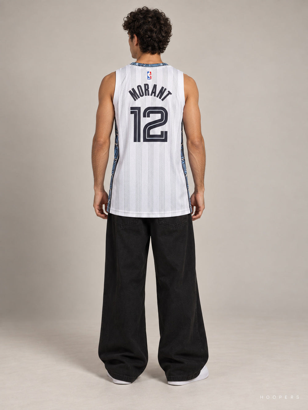 גופיית NBA ג'ה מוראנט ממפיס גריזליס – White City Edition 2025/26 — מבט אחורי