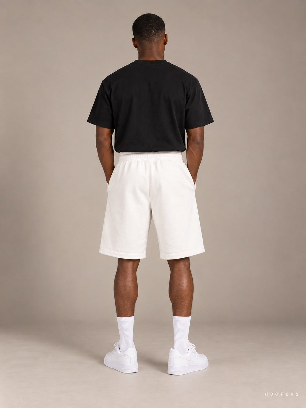 מכנסי Fear Of God – Pure White (לבן) — מבט אחורי