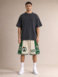 מכנסי NBA – Boston Celtics (בוסטון סלטיקס) שמנת ירוק | HOOPERS
