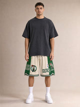 מכנסי NBA – Boston Celtics (בוסטון סלטיקס) שמנת ירוק