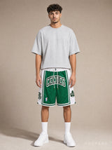מכנסי NBA – Boston Celtics (בוסטון סלטיקס) ירוק לבן