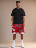 מכנסי NBA – Chicago Bulls (שיקגו בולס) אדום לבן | HOOPERS