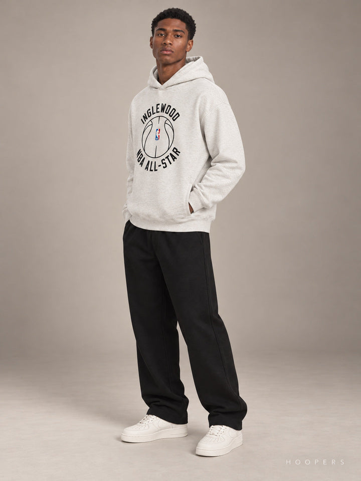 קפוצ'ון Fear of God Essentials – Inglewood NBA All-Star אפור בהיר – זווית
