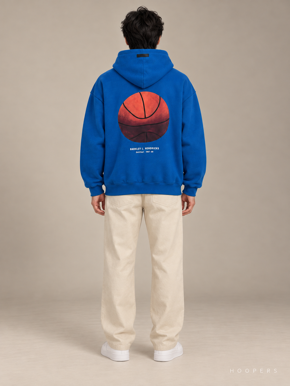 קפוצ'ון Fear of God Essentials x NBA – ניו יורק ניקס כחול – גב