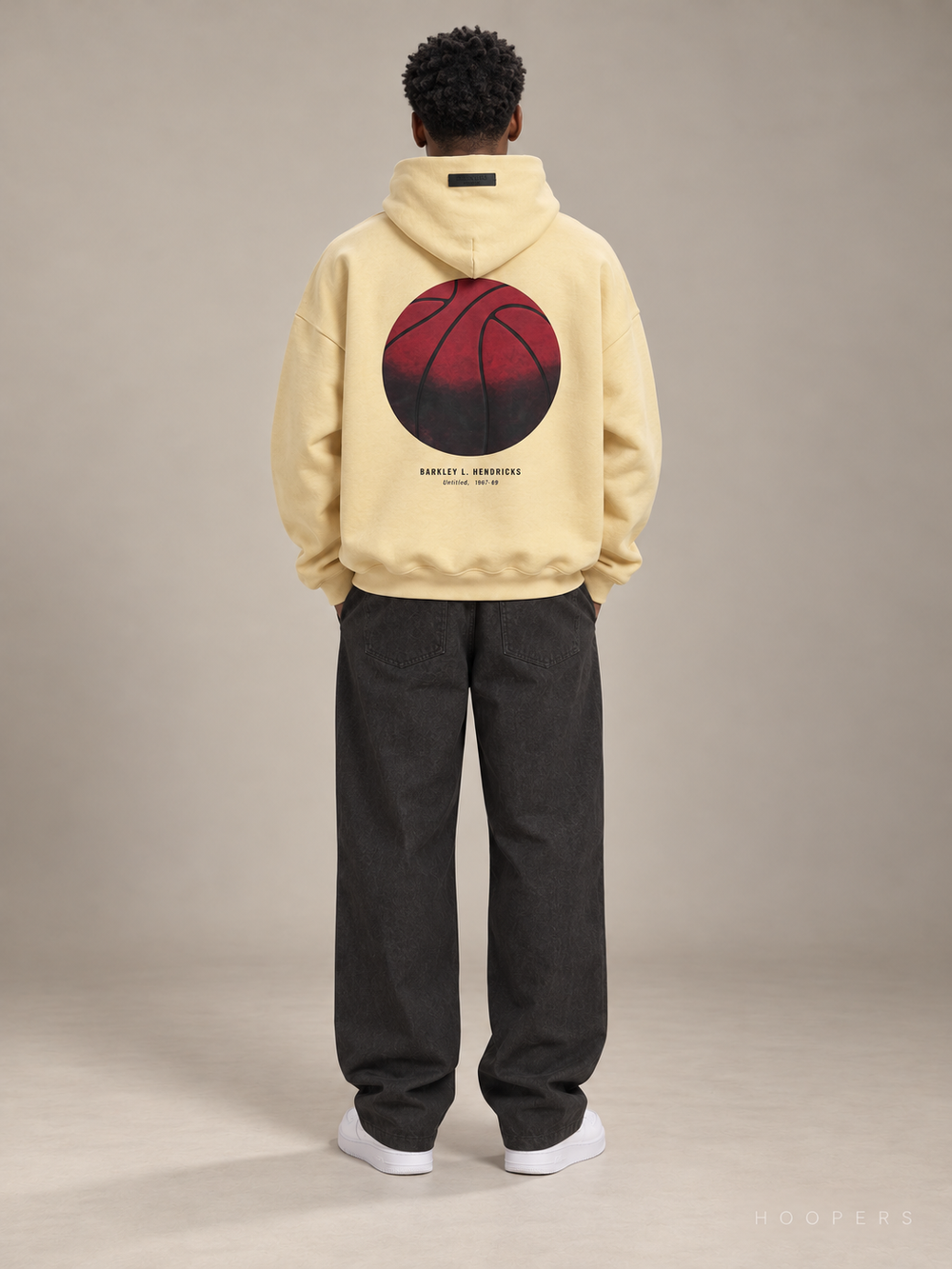 קפוצ'ון Fear of God Essentials x NBA – גולדן סטייט צהוב – גב