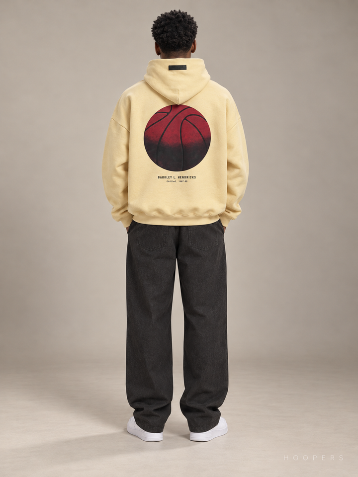קפוצ'ון Fear of God Essentials x NBA – גולדן סטייט צהוב – גב