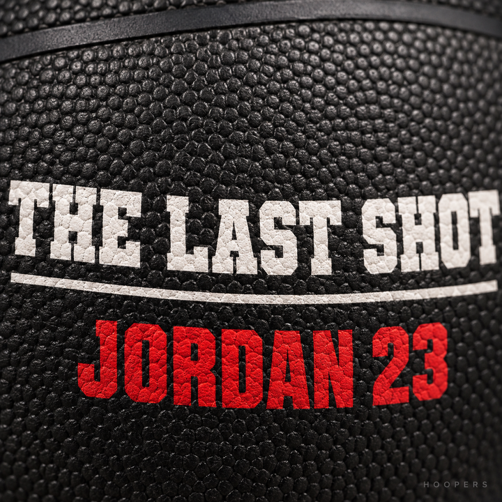 כדורסל מייקל ג'ורדן – THE LAST SHOT שחור – מאקרו