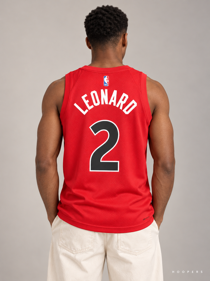 גופיית NBA קוואי לאונרד טורונטו ראפטורס – אדום – תקריב גב