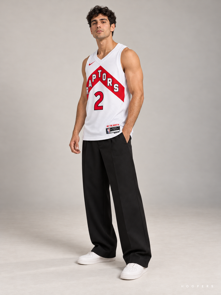 גופיית NBA קוואי לאונרד טורונטו ראפטורס – לבן – זווית