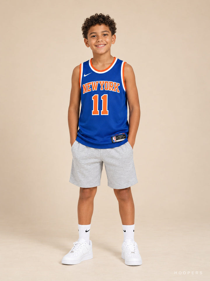 גופיית NBA לילדים ג'יילן ברונסון ניו יורק ניקס כחול – חזית