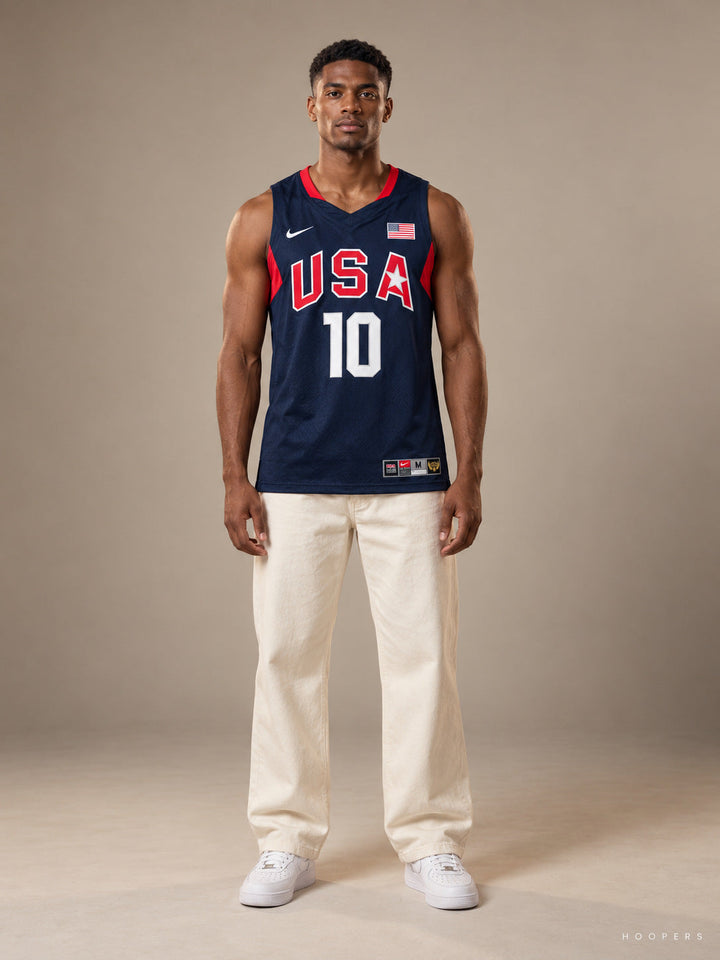 גופיית NBA קובי בראיינט USA כחול רטרו – חזית
