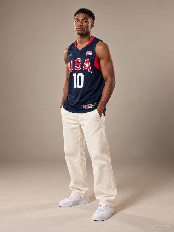 גופיית NBA קובי בראיינט USA כחול רטרו – צד