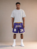 מכנסי NBA – Los Angeles Lakers (לוס אנג'לס לייקרס) קובי בראיינט 2000-01 סגול 24 | HOOPERS