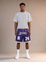 מכנסי NBA – Los Angeles Lakers (לוס אנג'לס לייקרס) קובי בראיינט 2000-01 סגול 24
