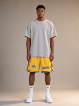 מכנסי NBA – Los Angeles Lakers (לוס אנג'לס לייקרס) צהוב סגול