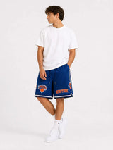 מכנסי NBA – New York Knicks (ניו יורק ניקס) כחול כתום