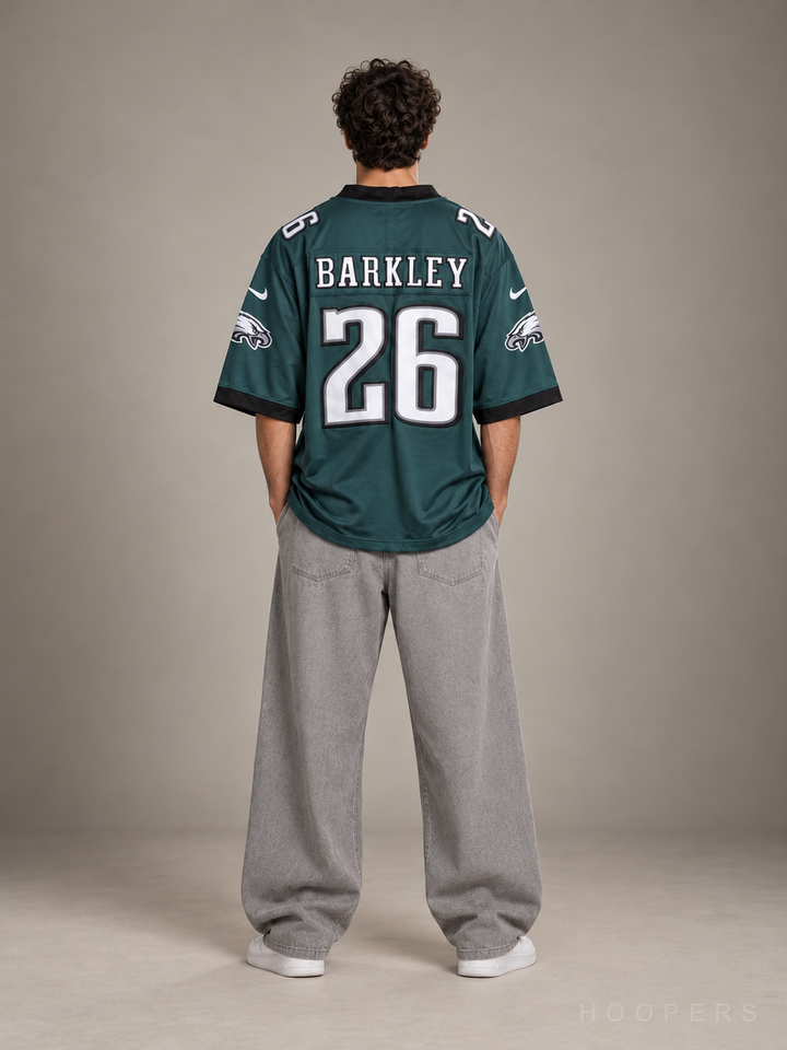 חולצת NFL אוברסייז פילדלפיה איגלס – סקוון בארקלי 26 (ירוק) – גב